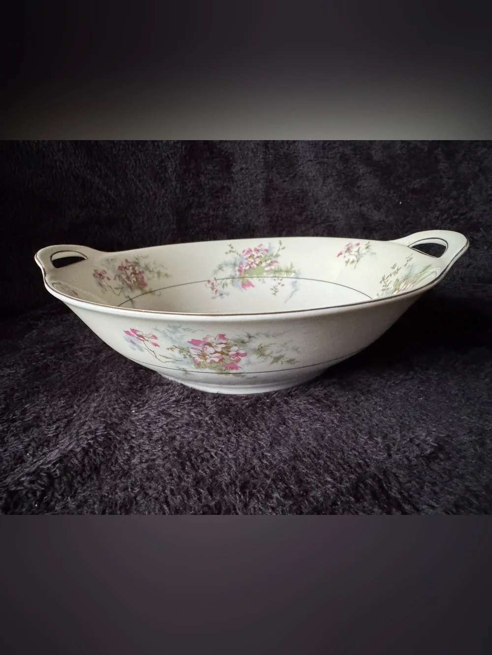 Theodore Haviland New York Apple Blossom Open Vegetable Serving Bowl 10”